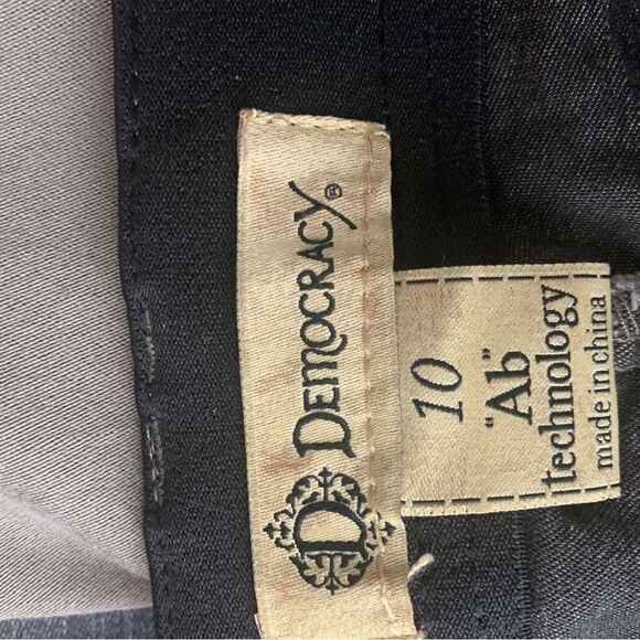 Democracy Ab Technology Size 10 Gray Mid Rise Skinny Jeans - Picture 2 of 7